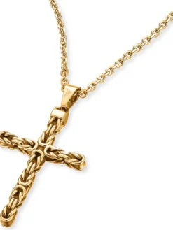 Save Brave Halsketten + Collier-Dan Kreuzkette Herren goldf. SBN-DAN-G