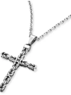 Save Brave Halsketten + Collier-Dan Kreuzkette Herren goldf. SBN-DAN-G