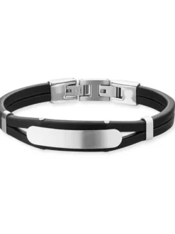 Save Brave Armbänder-DEXTER Herren Leder SBB-DEXTER-BK