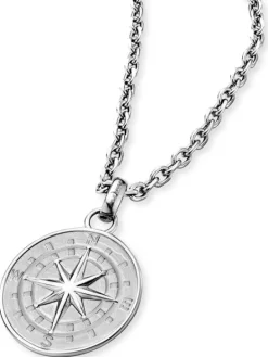 Save Brave Halsketten + Collier-Herrenkette Kompass SBN-POLAR-KOMPASS-G