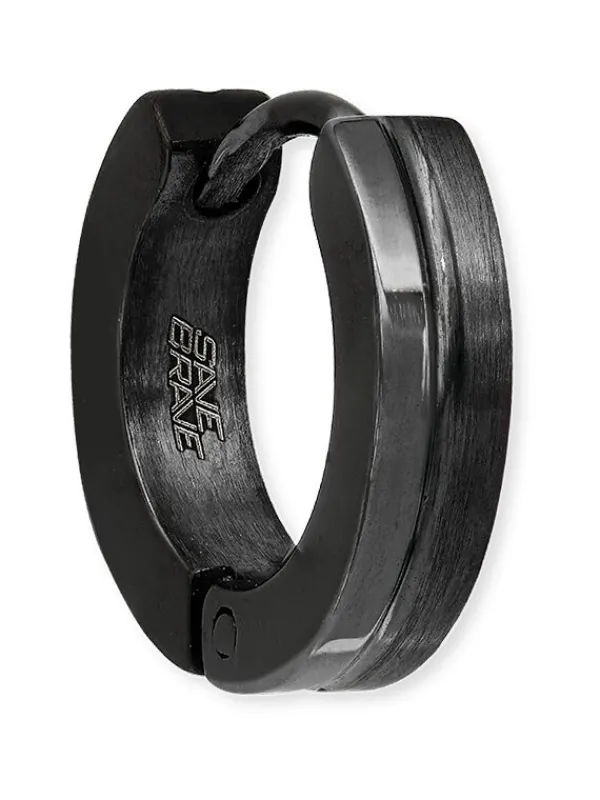 Save Brave Ohrschmuck-INDIA Herren Creole SBE-INDIA-1-BK