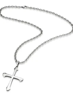Save Brave Halsketten + Collier-Isaac Kette Kreuz Herren goldf. SBN-ISAAC