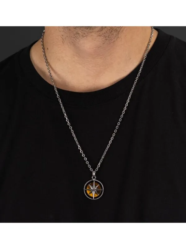 Save Brave Halsketten + Collier-Kette Polar Tigerauge SBN-POLAR-TE