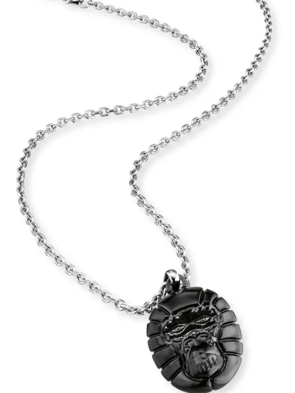Save Brave Halsketten + Collier-TITUS Kette Gorilla Herren Schwarz SBN-TITUS-BK