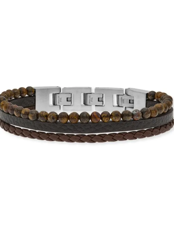 Save Brave Armbänder-TYLER Herren Braun SBB-TYLER-BR