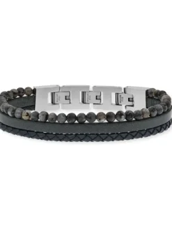 Save Brave Armbänder-TYLER Herren Grau SBB-TYLER-GR