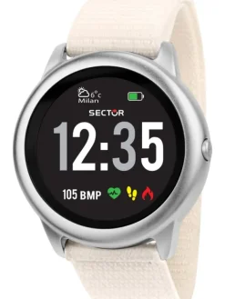 SECTOR Smartwatches | Herrenuhren-01 SMART 46 mm WHITE STRAP R3251545502