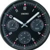 SEIKO Wecker + Co. | Wanduhren-Wanduhr Thermometer Hygrometer QXA823K