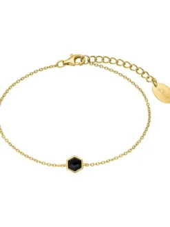 s.Oliver Armbänder-Armband mit Hexagon Anhänger,17cm 2034896