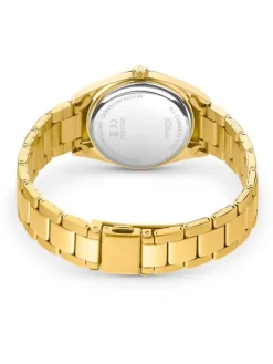 s.Oliver Damenuhren-Damenuhr goldfarben 2033532