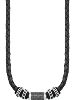 s.Oliver Halsketten + Collier-Herren Halsschmuck Leder 2026107