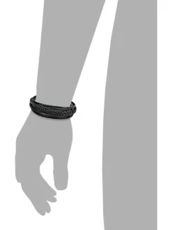 s.Oliver Armbänder-Herren Leder-Armband 9038244