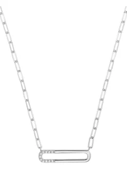 s.Oliver Halsketten + Collier-Kette mit Anhänger, Silber 925, 42cm 2034854