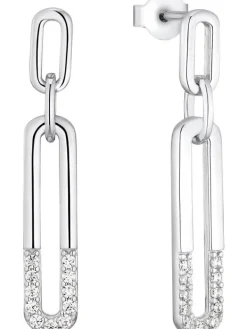 s.Oliver Ohrschmuck-Ohrringe aus Silber 925, rhodiniert 2034856