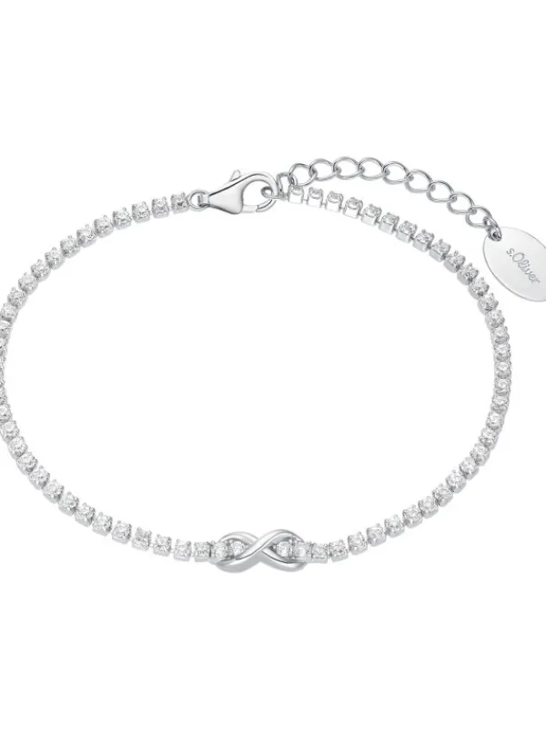 s.Oliver Armbänder-Silber 925,Armschmuck,17cm,Infinity 2034964