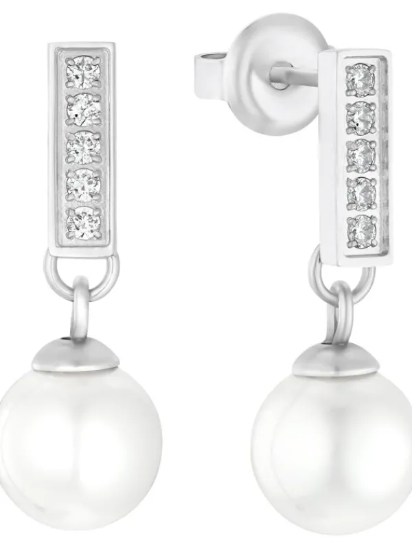 s.Oliver Ohrschmuck-spherical pearl 2031473