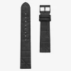 STERNGLAS Uhrenarmbänder | Zubehör-Editionsband Bauhaus 20 mm, schwarz mattiert S03-EB09