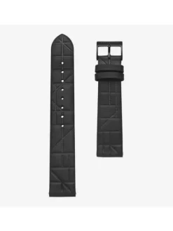 STERNGLAS Uhrenarmbänder | Zubehör-Editionsband Bauhaus 20 mm, schwarz mattiert S03-EB09