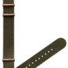STERNGLAS Uhrenarmbänder-Field 20 mm waldgrün, bronze matt S03-FI05