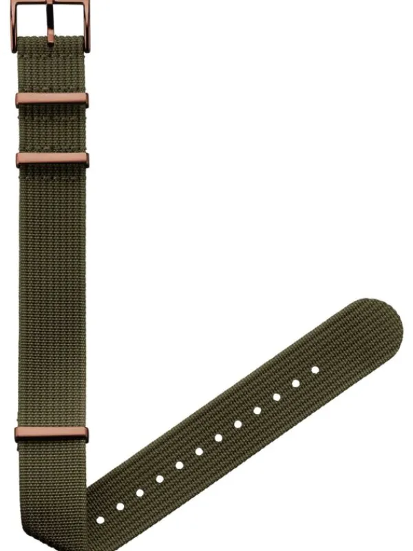 STERNGLAS Uhrenarmbänder-Field 20 mm waldgrün, bronze matt S03-FI05