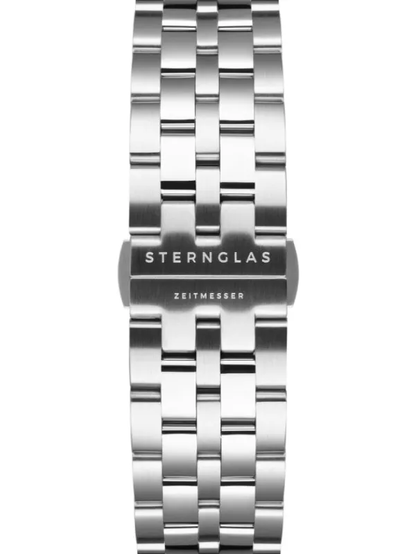 STERNGLAS Uhrenarmbänder | Zubehör-Gliederarmband 20 silber (poliert, matt) S03-ME13