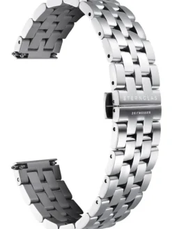 STERNGLAS Uhrenarmbänder | Zubehör-Gliederarmband 20 silber (poliert, matt) S03-ME13