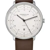 STERNGLAS Herrenuhren-HAMBURG AUTOMATIK Leder Braun glatt S02-HH10-PR04