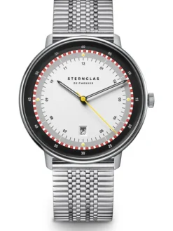 STERNGLAS Herrenuhren | Damenuhren-HAMBURG Edition Hafen Metallarmband S01-HHH16-ME08