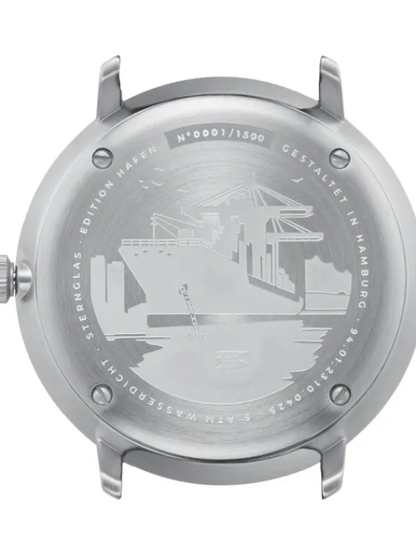 STERNGLAS Herrenuhren | Damenuhren-HAMBURG Edition Hafen Band Nylon signalorange S01-HHH16-FI02