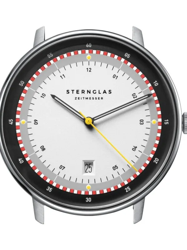 STERNGLAS Herrenuhren | Damenuhren-HAMBURG Edition Hafen Band Nylon signalorange S01-HHH16-FI02
