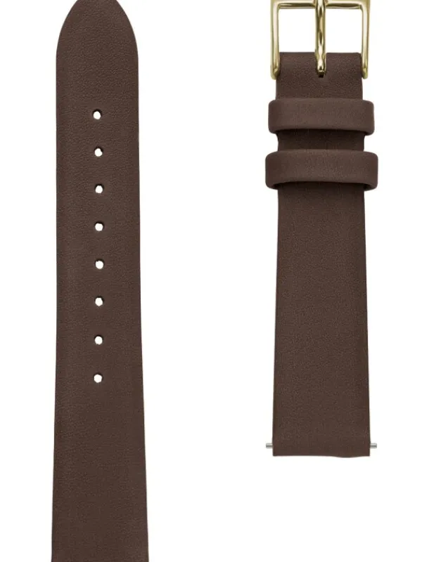 STERNGLAS Uhrenarmbänder-Klassik, M, 16 mm, dunkelbraun S03KL-dunkelbraun