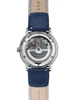 STERNGLAS Herrenuhren | Damenuhren-LUMATIK hellblau silber Band Nylon S02-LM17-NY05