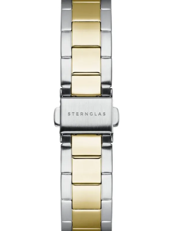 STERNGLAS Uhrenarmbänder | Zubehör-Metallarmband 16 mm bi-color poliert S03-ME07