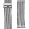 STERNGLAS Uhrenarmbänder | Zubehör-Milanaise, silber S03-MI-silber