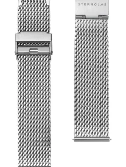 STERNGLAS Uhrenarmbänder | Zubehör-Milanaise, silber S03-MI-silber