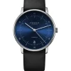 STERNGLAS Herrenuhren-NAOS AUTOMATIK Blau Leder S02-NA06-PR07