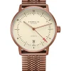 STERNGLAS Herrenuhren | Damenuhren-NAOS Automatik Bronze Alabaster 38mm Band Super Slim S02-NA42-ME10