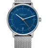 STERNGLAS Herrenuhren | Damenuhren-NAOS Automatik blau-orange Band Milanaise S02-NA45-MI04