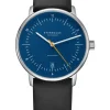 STERNGLAS Herrenuhren | Damenuhren-NAOS Automatik blau-orange Band Premium schwarz S02-NA45-PR07