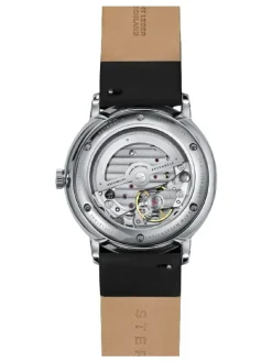 STERNGLAS Herrenuhren-NAOS AUTOMATIK Blau Leder S02-NA06-PR07