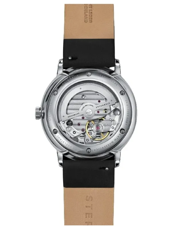 STERNGLAS Herrenuhren-NAOS AUTOMATIK Blau Leder S02-NA06-PR07