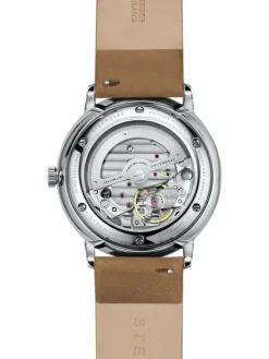 STERNGLAS Herrenuhren | Damenuhren-NAOS Automatik weiß Leder S02-NA01-PR01