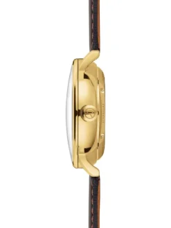 STERNGLAS Herrenuhren | Damenuhren-NAOS Automatik dunkelgrün gold Band Bridle dunkelbraun S02-NA22-BR01