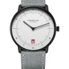 STERNGLAS Herrenuhren | Damenuhren-Naos Edition Bauhaus III weiß Capra hellgrau S01-NAB15-CA01