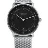 STERNGLAS Herrenuhren-NAOS schwarz Milanaise S01-NA03-MI04