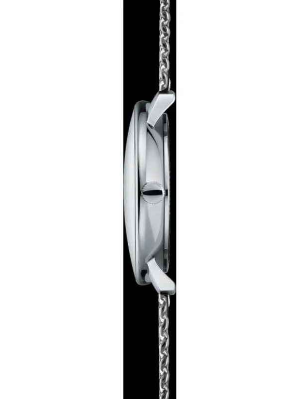 STERNGLAS Herrenuhren-NAOS schwarz Milanaise S01-NA03-MI04