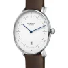 STERNGLAS Herrenuhren | Damenuhren-NAOS weiß braun Leder S01-NA01-PR04