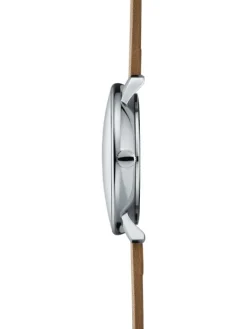 STERNGLAS Herrenuhren-NAOS weiß hellbraun Leder S01-NA01-PR01