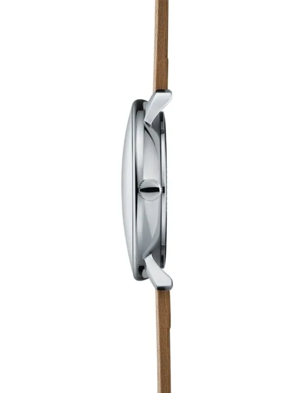 STERNGLAS Herrenuhren-NAOS weiß hellbraun Leder S01-NA01-PR01
