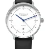 STERNGLAS Herrenuhren-NAOS XL Automatik weiß Band Premium schwarz S02-NX44-PR07